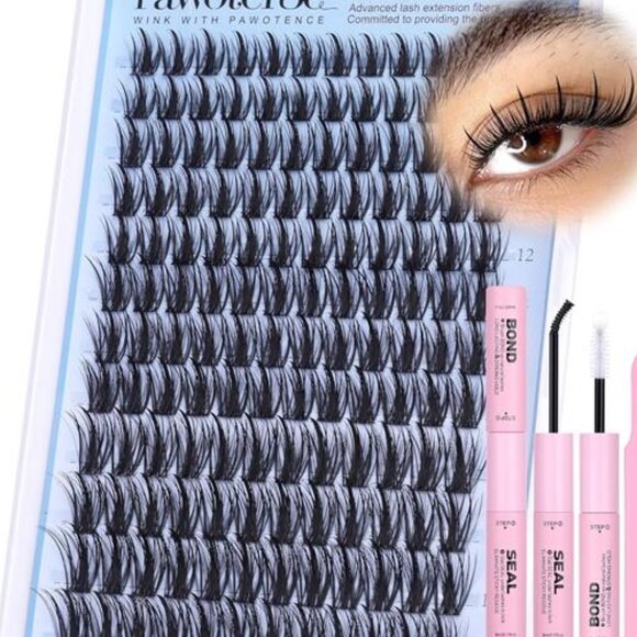 Fairy Lash Clusters Kit Eyelash Clusters 10-18mm Wispy Lashes - Picture 1 of 7
